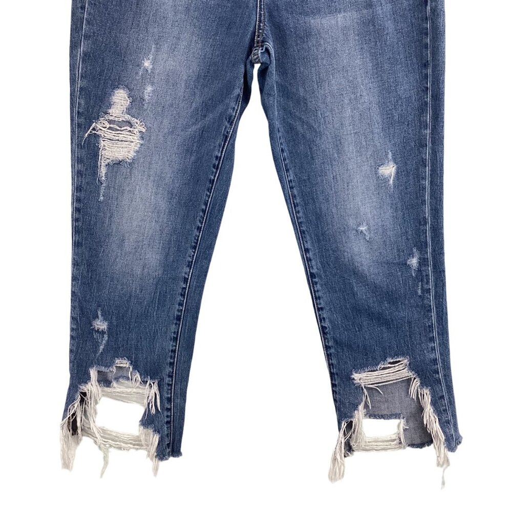 BLANKNYC Womens Jeans Size 29 High-Rise Madison Crop Distressed Denim - Picture 3 of 9